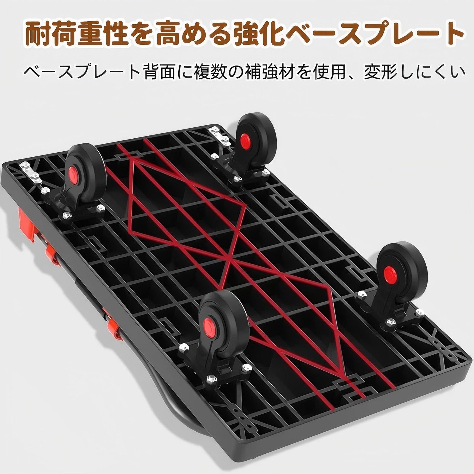 Amazon.co.jp: カゴ台車 カゴ付き台車 折りたたみ 手押し 運搬車